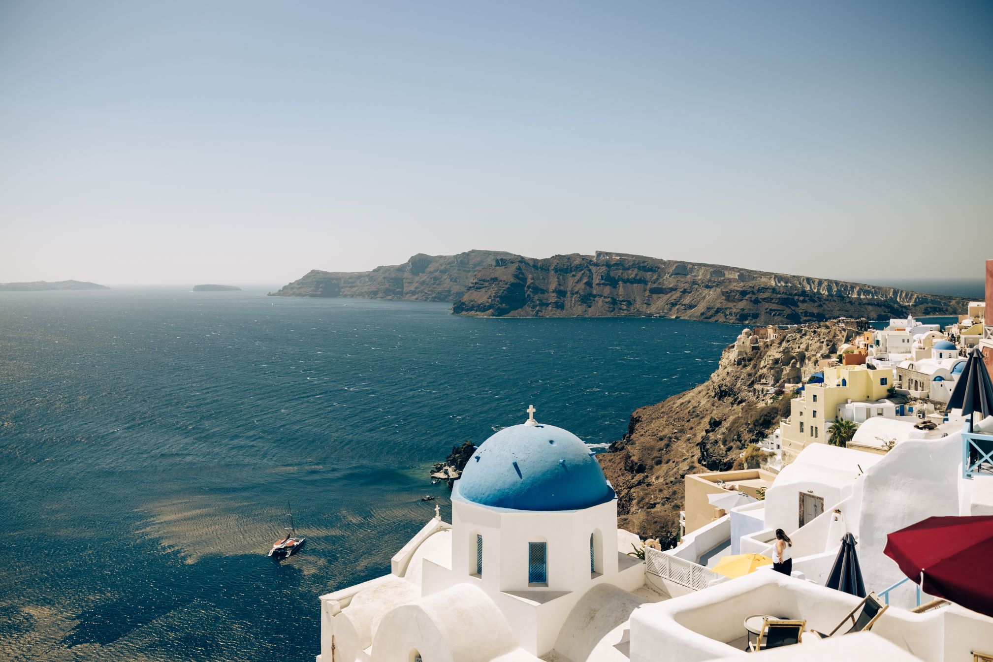 Santorini vacation rental by the sea