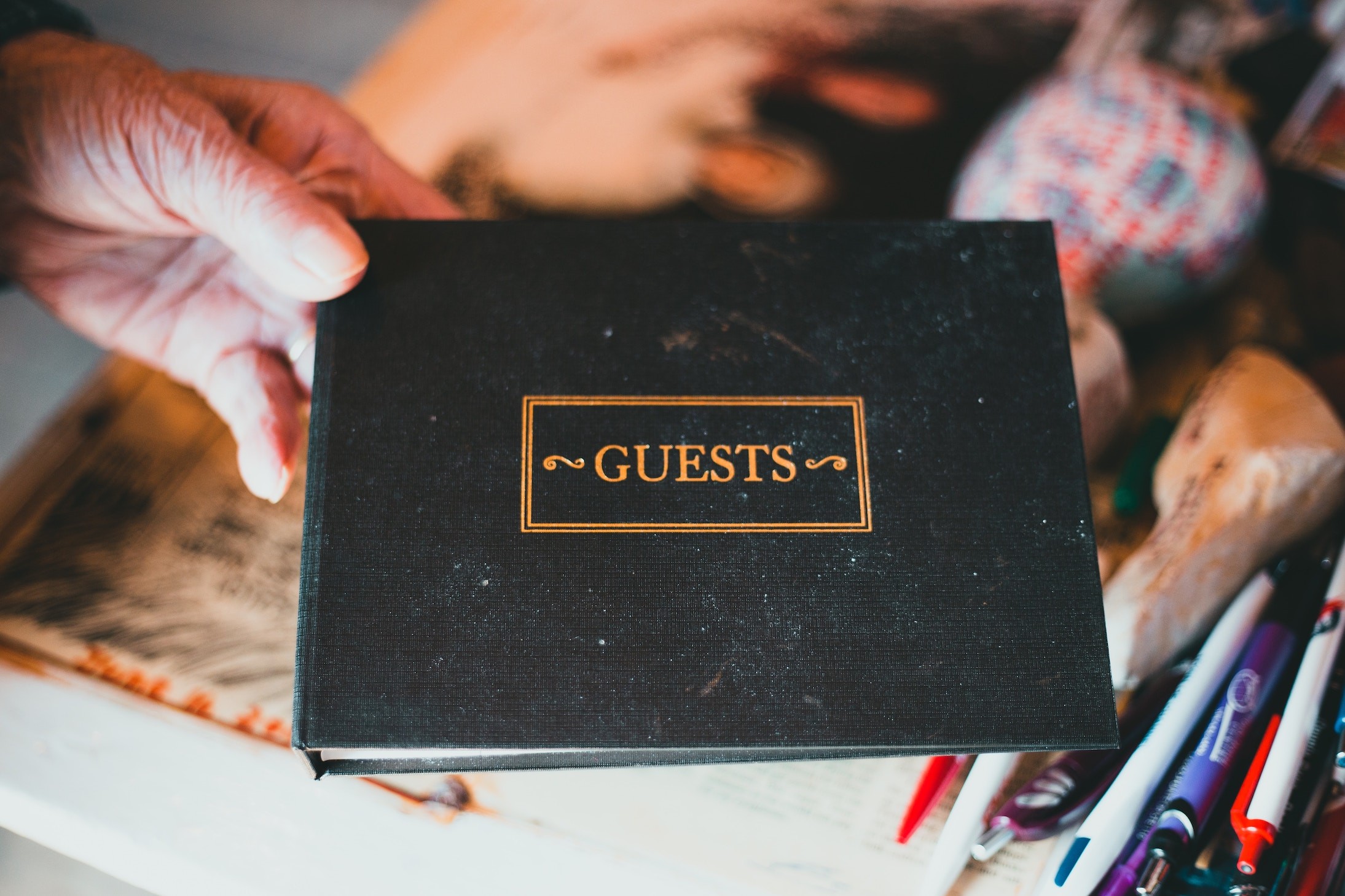 guest management book